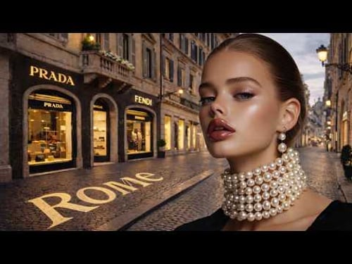 Rome Christmas Walk | Street Style & Shop Windows