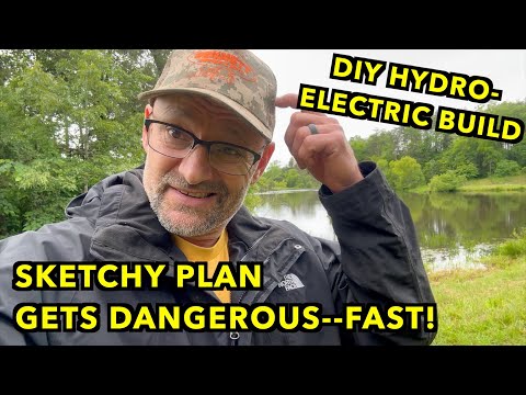 Building A Hydroelectric System On A Farm Pond. Part 1.