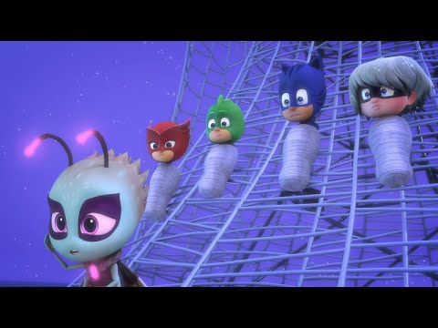 Motsuki Bugs Out / Magnet in the Moat | Cartoon for Kids | PJ Masks