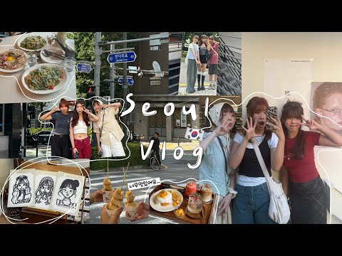 首爾VLOG 🇰🇷 大學生七天六夜!弘大逛街攻略/ 廣藏市場吃生章魚/各種漂亮咖啡廳/韓牌購物行程💕