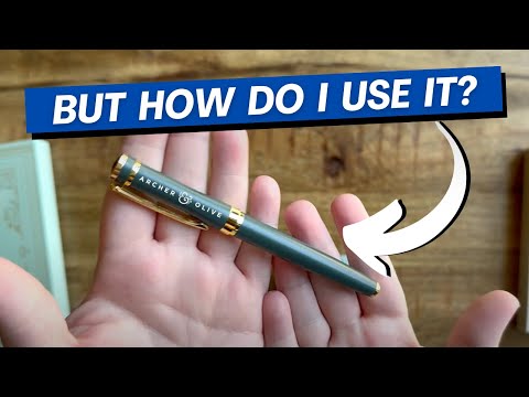 How To Use The NEW Archer and Olive Fountain Pen