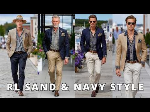 🌊 Ralph Lauren SS 2026 Coastal Elegance | Sand & Navy Polished Style for Mature Men