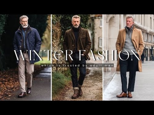 20 Winter Outfit Ideas That Older Men Trust | Older Men’s fashion