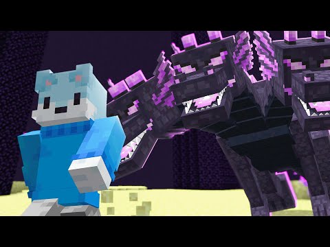 واجهت أقوى تنين في ماين كرافت !