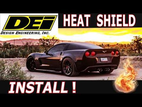 Keep Your C5/C6 Corvette Interior COOLER This Summer! (DEI Tunnel Heat Shield Install!)