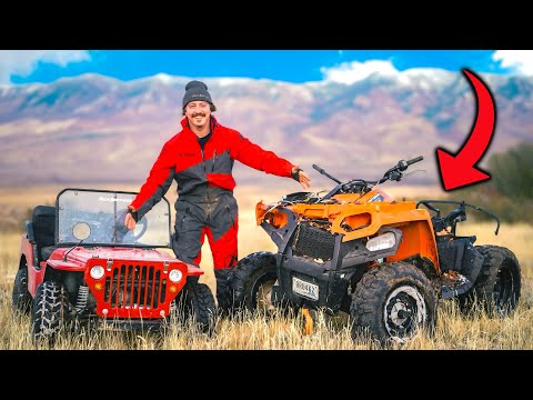 REVIVING AN ABANDONED ATV TO POWER OUR MINI JEEP