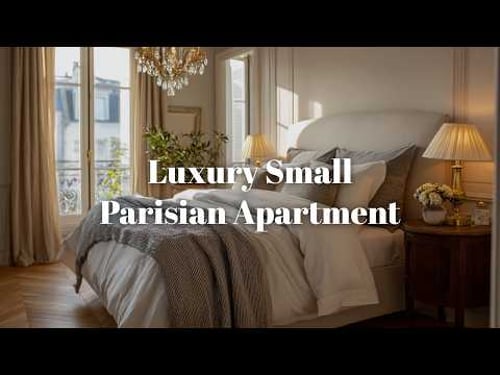 🪞 Elegant Small Apartment with Timeless Parisian Flair