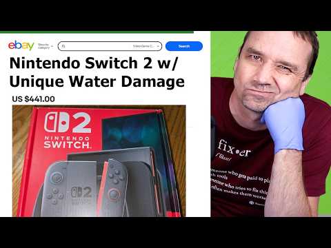 I Bought the First Broken Switch 2 on eBay - Can I Fix It?!