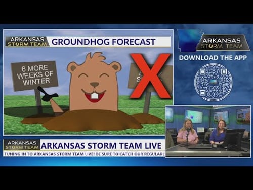 Groundhog Day, warmer weather and Spring around the corner? | Arkansas Storm Team LIVE