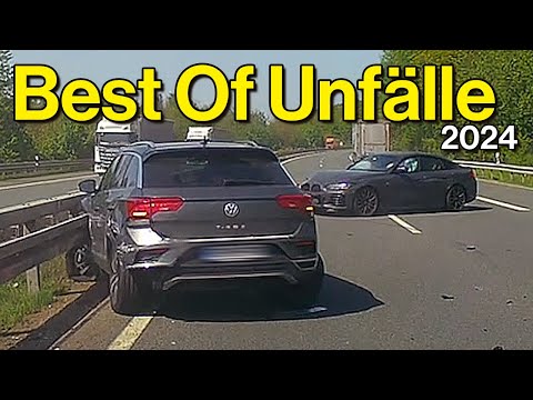Best of Accidents 2024 - Serious accident, total loss, and blatant false statement | Dashcam Germany