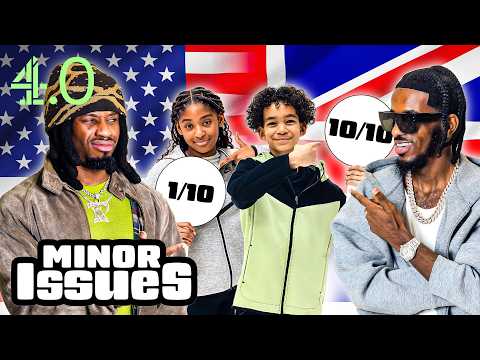 SAVAGE KIDS RATE UK & US RAPPERS! | Minor Issues