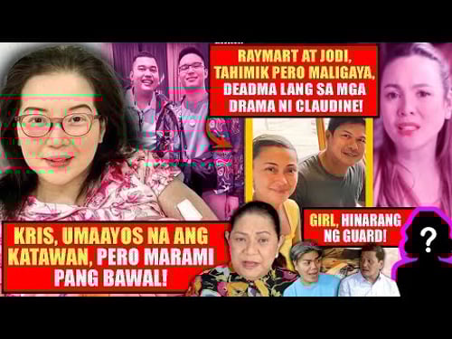 JOSH AT BIMBY, PROXY NI KRIS, BAWAL PA SA MATATAONG LUGAR!❗MGA PASABOG NI CLAUDINE, WALA NANG EPEK!❗