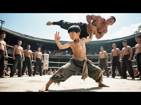 Japanese rōnin looks down on Chinese kung fu, but a Chinese master sends him flying with one palm!