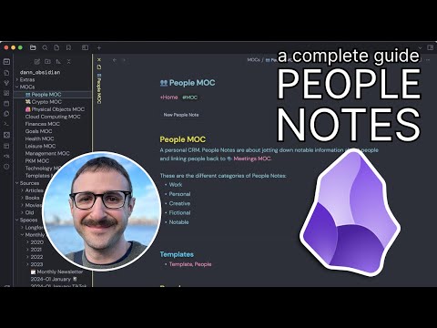 👥 Obsidian People Note System and Template