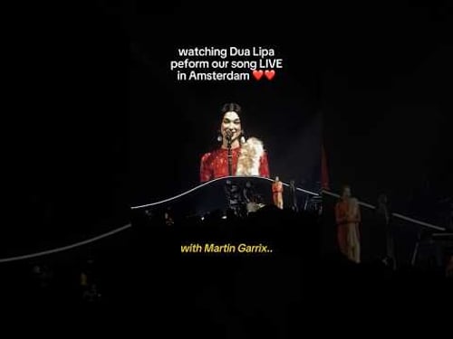 8 YEARS of Scared To Be Lonely ❤️❤️ what a magical night in Amsterdam!!! #dualipa #amsterdam