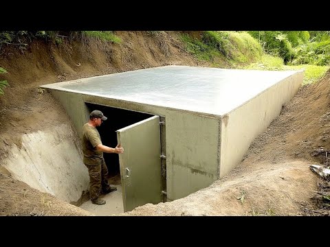 Man builds $5,000 underground bunker in his backyard | from start to finish @tehnolexa