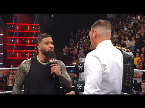 Jey Uso confronts Gunther | WWE RAW 4/7/2025