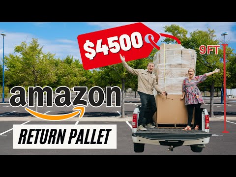 Our BIGGEST Amazon Returns Pallet Ever - Unboxing $4500 in MYSTERY Items!