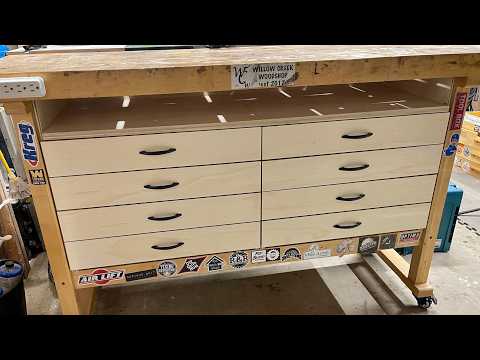 This $100 Hack Doubled My Storage and Improved Efficiency // Workbench Upgrade