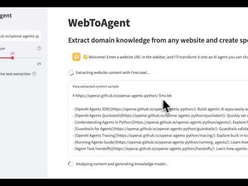 Introducing WebToAgent: Turn entire websites into AI assistants