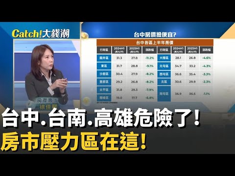 徐佳馨點名:房市壓力區在這 台中.台南.高雄危險了!迎史上最大交屋潮!跌定了..想撿便宜"這些地區"別碰!|94要賺錢