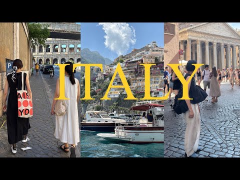 Vlog | 고효 | 겨울에 꺼내 보는 이탈리아의 여름🌴 | 이탈리아 여행🇮🇹 | 로마, 피렌체, 아말피, 포지타노 | 토스카나 여행🍷 | Italy Travel Vlog