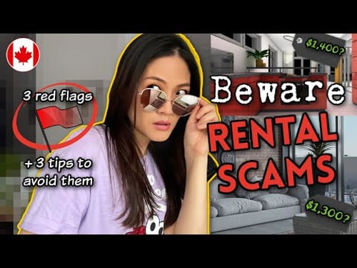 Beware RENTAL SCAMS! 3 red flags 🚩 and 3 tips for how to avoid rental scams | Living in Canada