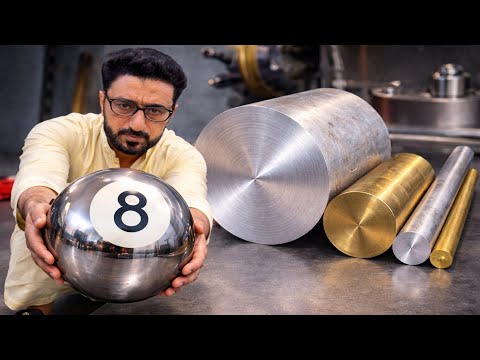 A True Test of Skill: Transforming Steel, Silver & Brass into a Perfect 8-Ball