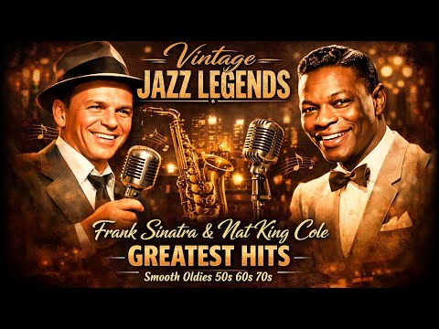 Vintage Jazz Legends 🎷 Frank Sinatra & Nat King Cole Greatest Hits | Smooth Oldies 50s 60s 70s