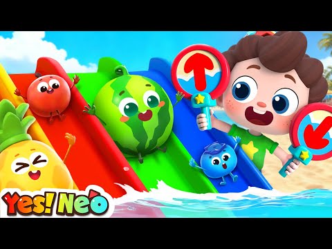 Ten Fruits on the Board | Learn Numbers with Fruits | Colors | Nursery Rhyme & Kids Song | Yes! Neo