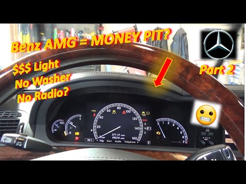 Benz AMG = MONEY PIT? (Part 2 - P2097, No Washer, No Radio?)