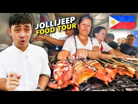 JOLLIJEEP Filipino Street Food Tour in MAKATI! 5 Must Try JolliJeeps! Only in MAKATI