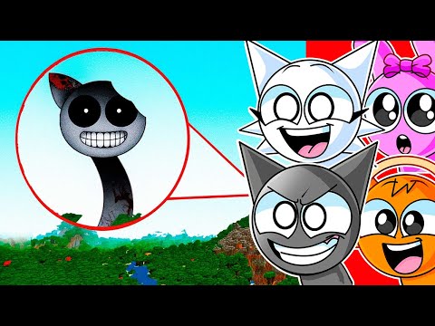 Reacting to ALL Sprunkis FOUND in Minecraft!