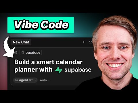 How to vibe code a smart drag-and-drop planner (Cursor AI + Supabase)