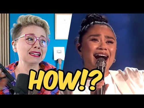 Vocal Coach Analysis: Jessica Sanchez x Die With A Smile x AGT WINNER