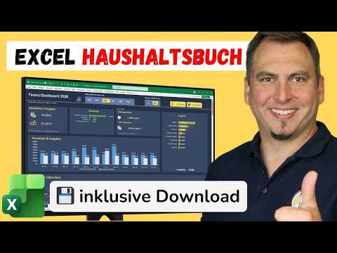 Excel-Haushaltsbuch: robust aufgebaut | auch Excel 2016 kompatibel