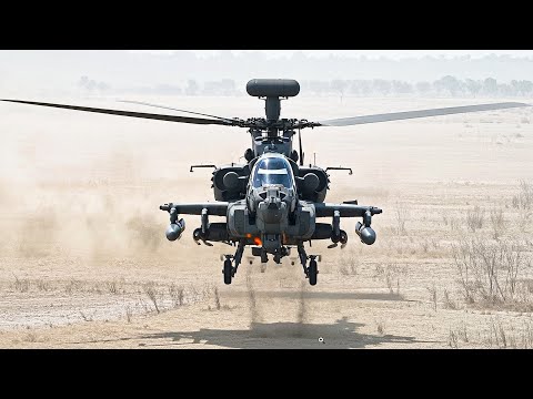 US Tested NEWEST Varian AH-64 Helicopters in INSANE Gunnery Drill