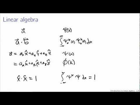 Linear algebra introduction