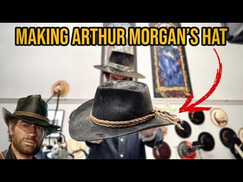 MAKING ARTHUR MORGAN’S HAT - Step by step, full process, long ASMR