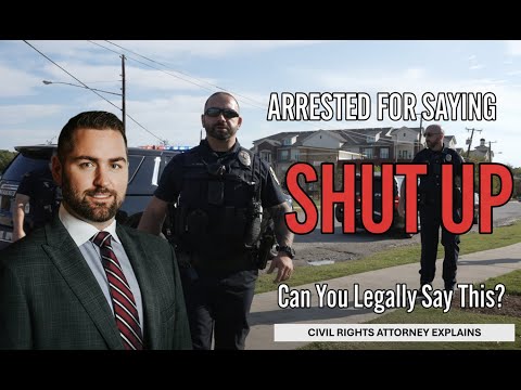 Can You Tell Police to Shut Up? Texas Penal Code 38.15 & Qualified Immunity | Freeman Arrest