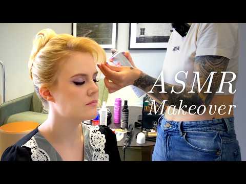 ASMR Bold Eye & Old Fashioned Classy Curls Hair Look (Unintentional ASMR)