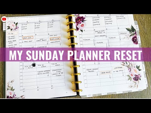 One Book To Organize My Life: My Sunday Planner Reset