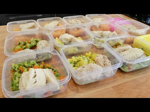 Готовлю на неделю ДИЕТИЧЕСКИЕ БЛЮДА ИЗ РЫБЫ: суп, паровые котлеты, запеченное филе