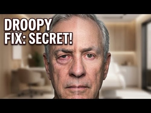 Droopy Eyelids: It's NOT Just Skin! Fix It Right! #shorts