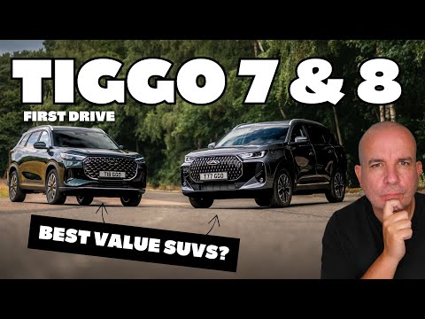 Chery Tiggo 7 & 8 First Drive Reviews | HUGE spec starting at ยฃ25k