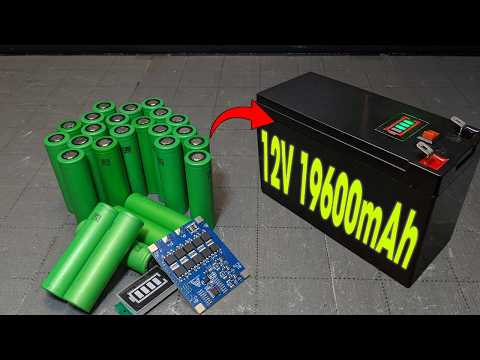 Make Your Own 12V 20Ah Lithium Battery – Easy & Powerful!