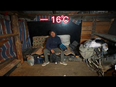 骑行西藏丙察察,垭口连夜下山差点冻死,借宿牧民小屋生火做饭吃