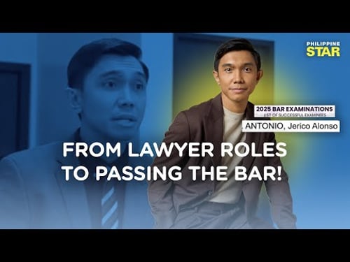 Nico Antonio shares how acting helped his law journey