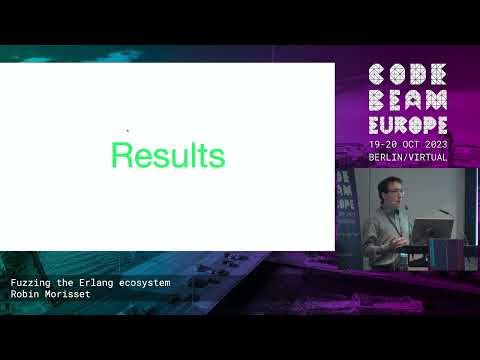 Fuzzing the Erlang ecosystem by Robin Morisset | Code BEAM Europe 2023