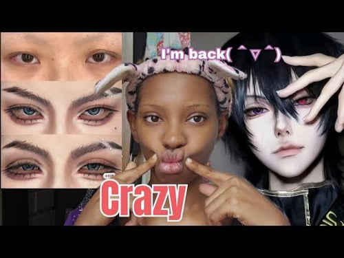 I tried MALE COSPLAY makeup for the first time !Σ( ̄□ ̄;)/makeup tutorial